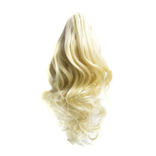 Long Hair Bun Wig Ponytail High Temperature Silk Fiber Clip 17 Inch Natural Looking Wig Fashion Elegant Long Hair Daily Curl Wig