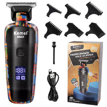 Kemei Hair Beard Trimmer For Men Electric Hair Clipper Rechargeable Hair Cutting Machine Face Shaver Body Trimer