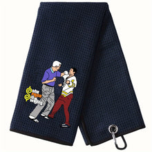 Happy Gilmore Funny Waffle Golf Towel Large 16x24 Clean Golf Club Ball Premium Strength Ultra Absorbent Gear Happy Men Gilmore