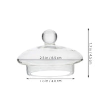 Teapot Lid Replacement Glass Lid Heat-resistant Glass Lid Strainer Kettle Glass Cover Filter For Household Travel Replacement