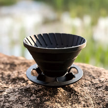 YRP Coffee Filter Reusable Silicone Camping Coffee Cup Filter Paper Dripper Barista Tools Brewing Funnel Filter Cup1-2Cups