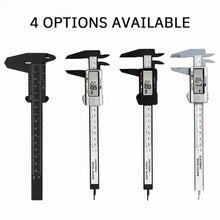 New 1PC Plastic Vernier Caliper Digital Display Caliper Mini Text Play Caliper Student Vernier Ruler 0 to 150mm Measuring Tool