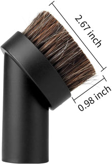 2/4Pcs Soft Bristle Vacuum Brush Round Brush Vacuum Attachment Universal Vacuum Dust Brush for Most Vacuum Cleaners Accessories