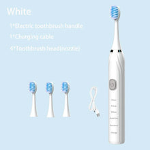 Sonic Electric Toothbrush Cleaning Brush For Adult Automatic Rechargeable Soft Hair Waterproof Ultrasonic Tooth Brush 4 heads