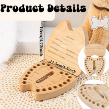 Caja de recuerdo para dientes personalizada, regalo para baby shower, caja para guardar el primer corte de pelo y dientes, regalo personalizado, caja de madera para el Hada de los Dientes