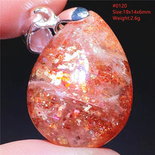 Natural Red Green Strawberry Quartz Arusha Orange Sunstone Pendant Necklace Women Men Jewelry Flash Fashion Stone Beads AAAAAA