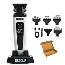 BRDCLIP BRD9615 9000PRM Professional Men's Hair Trimmer Barber Finish Electric Clipper DLC Blue Blade Hair Cutting Machine
