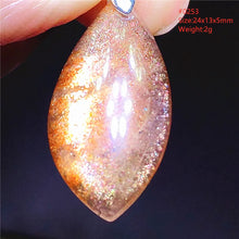 Natural Red Green Strawberry Quartz Arusha Orange Sunstone Pendant Necklace Women Men Jewelry Flash Fashion Stone Beads AAAAAA