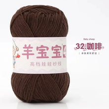 50g 1pc Hand Knitting Milk Cotton Yarn Knitted Blanket Sweater Scarf Doll Crochet Yarn wool thread line Crocheting amigurumi