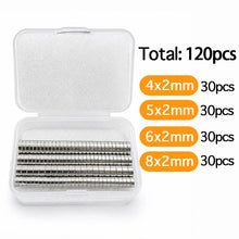 120pcs 3D Printing Magnets Set 4 Different Sizes Powerful Neodymium Magnet 3d Printing Tools Kit Multi-Use for Fridge, Storage