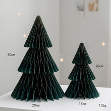 Christmas Paper Tree Ornament Desktop Decor New Year Home Ins Decor home office home decor accessories outdoor