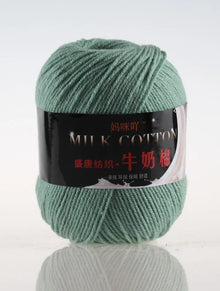 1Pc 50g Milk Cotton Knitting Yarn Crochet Yarn Hand Knitted Line DIY Knit Sweater Scarf Hat sock blanket amigurumi threads 120M