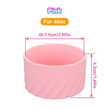 SW 40oz Silicone Cup Bottom Cover for Stanley Quencher Adventure Tumbler Protective Water Bottle Sleeve Antislip Cup Boot Sleeve