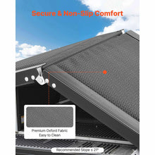 SucceBuy Dog Ramp for Cars Folding Pet Ramps for Dogs Pet Stair Ramp with Non-Slip Oxford Fabric Portable Dog Car Ramps for SUV