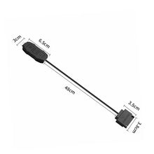 LDPCSJARGBController 5V 3pin To SATA Power Supply Mini RGB Controller 3PIN Hub For Computer Cpu Case Cool Fan LED Light Radiator