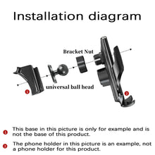 Mobile Support For Car AUDI A6 C7 4G A7 4G8 2012-2018 Car Phone Holder Special Fixed Bracket Base Wireless Charging Accessories