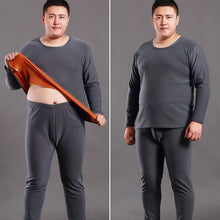 Conjunto de ropa interior térmica de invierno para hombre, talla 6XL, forro polar para mantener el calor, calzoncillos largos, holgados, elásticos, ropa de estar por casa y pijama.