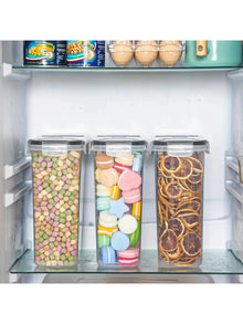 4pcs4l  Large Food Storage Containers With Lids, Airtight Food Storage Containers For Kitchen Pantry Organization And Storage