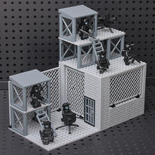 DIY assembling toys for the building block model MOC scene of the gun arsenal of military base. party favors for kids birthday