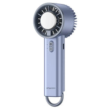 Semiconductor Cooling Handheld Fan, 5200mAh Rechargeable Portable Mini Fan, 199 Wind Speeds with LED Display, Ice-Cool Turbo Fan