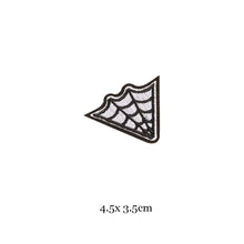 1pc Black White Biker Patches for Clothes Iron on Clothing Letter Appliques Skull Star Stripes Embroidered Sticker Round Badge