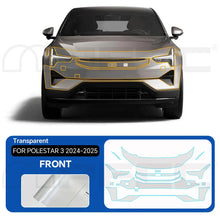 Película de protección de pintura TPU para Polestar 3 2024 2025 PPF precortada, protector transparente de carrocería, resistente a arañazos, invisible y reparable