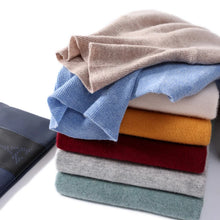 Jersey de cuello alto de cachemira para hombre, 100% lana pura, suéter de punto, básico, liso, elegante, casual, prendas de punto para hombre, otoño-invierno