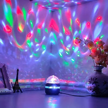 Rotating Star and Moon Projector Night Light, USB Magic Ball Stage Lamp - image 5