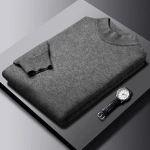 New Men's Solid Color Pullover Sweaters Half Turtleneck Long Sleeve Solid Color Breathable Streetwear Autumn Knitted Sweater Men