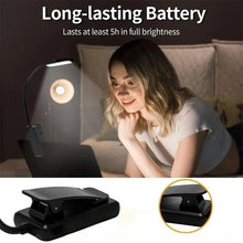 USB-C Rechargeable LED Clip-On Book Light with 3 Color Temperatures - image 4