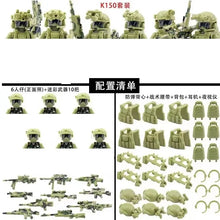 DIY assembling toys for the building block model MOC scene of the gun arsenal of military base. party favors for kids birthday