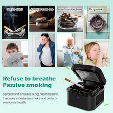 Multifuntional Ashtray Air Purifier Smokless  Smoke Removing ,USB Chargeable Smokeless Ashtray Indoor,Outdoor,Home,Office