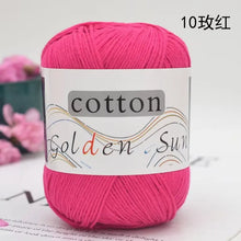 1Pc 50g Hand knitting 100% cotton yarn soft crochet yarn to knit sweater blanket hat line crocheting amigurumi doll bag threads