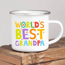 Mothers Day Gift For Grandmother  Worlds Best Grandma coffee mug Grandma drink enamel mugs Granny Grandmother Birthday Gifts