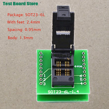 Test Board 1pcs SOT23-3 5 6L Gold-Plated Aging Seat With Plate Burning Socket Plastic Width 1.7/1.4 Straight Pin