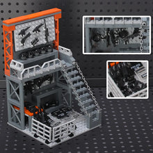 DIY assembling toys for the building block model MOC scene of the gun arsenal of military base. party favors for kids birthday