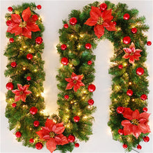 2.7m LED Christmas Garland with Lights for Mantel, Fireplace, Stairs and Door - image 8