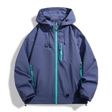 Chaqueta cortavientos impermeable unisex LNGXO para deportes al aire libre, cortavientos de una capa para hombre y mujer, impermeable para senderismo, escalada y trekking