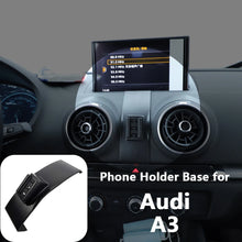 For Audi A3 S3 8V 2014 2015 2016 2017 2018-2020 Car Phone Mount Wireless Charging Phone Holder Special Fixed Base Accessories