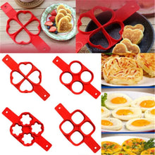 Egg Pancake Ring Nonstick Pancake Maker Mold Silicone Egg Cooker Fried Egg Shaper Omelet Moulds for Kitchen Baking Accessories