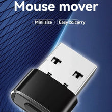 Mini USB Mouse Jiggler Undetectable Mouse Mover ON/OFF Buttons Plug and Play Keeps Awake Computer Mouse PC Movement Simulator