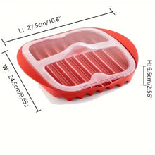 Microwavable Bacon Making Utensil Tray Efficient Kitchen Tool BPA-Free Baking Tray with Splash-Proof Cover
