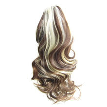 Long Hair Bun Wig Ponytail High Temperature Silk Fiber Clip 17 Inch Natural Looking Wig Fashion Elegant Long Hair Daily Curl Wig