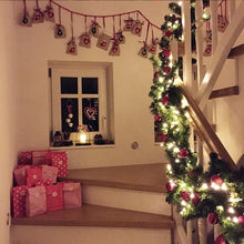 2.7m LED Christmas Garland with Lights for Mantel, Fireplace, Stairs and Door - image 4