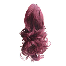 Long Hair Bun Wig Ponytail High Temperature Silk Fiber Clip 17 Inch Natural Looking Wig Fashion Elegant Long Hair Daily Curl Wig