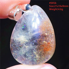 Natural Red Green Strawberry Quartz Arusha Orange Sunstone Pendant Necklace Women Men Jewelry Flash Fashion Stone Beads AAAAAA