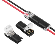 10/20pcs 2 Pin 2 Way Universal Compact Wire Terminals, No Wire-Stripping Required, Toolless Spring Wire Connectors