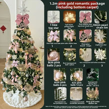 Christmas Tree Tabletop Decor DIY Pink Ornament Set for the Living Room Home Indoor Holiday Decoration Christmas Party Use