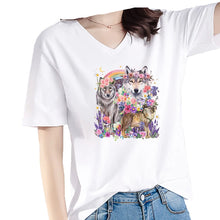 Cute animal heat transfer T-shirt print Iron On denim jacket DIY decoration bear and wolf animal washable stickers