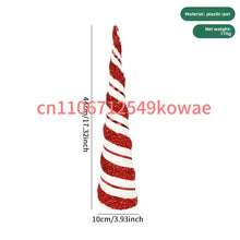 Christmas Decorations: Conical Tree Tower, Plastic V-shaped Tabletop Decoration, Window Display Coffee Shop Atmosphere